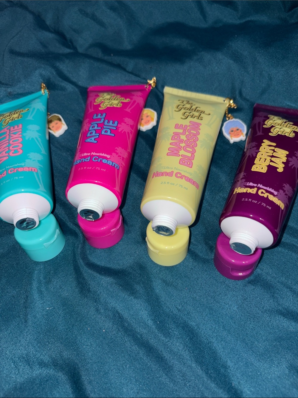 4 Piece Set - The Golden Girls Hand Creams w/ Charms - 2.5 fl oz - Picture 6 of 14